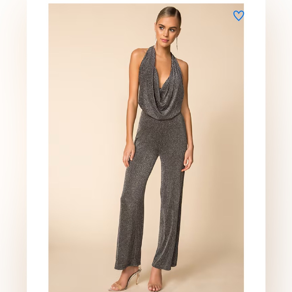 Superdown saffron cowl neck jumpsuit